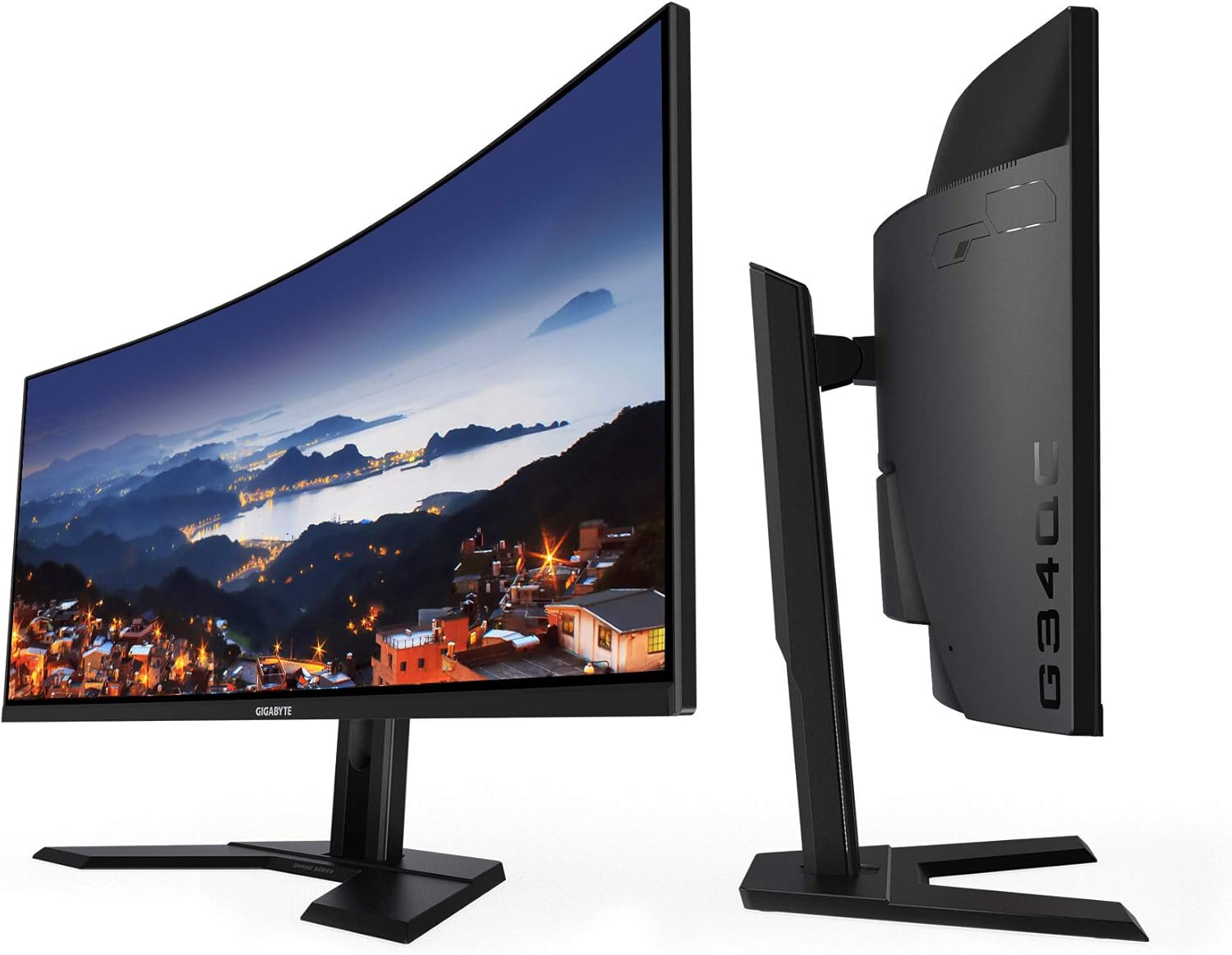 GIGABYTE G34WQC 34" 144Hz Ultra-Wide Curved Gaming Monitor, 3440 x 1440 VA 1500R Display, 1ms (MPRT) Response Time, 90% DCI-P3, VESA Display HDR400, FreeSync Premium, Black (G34WQC-SA)