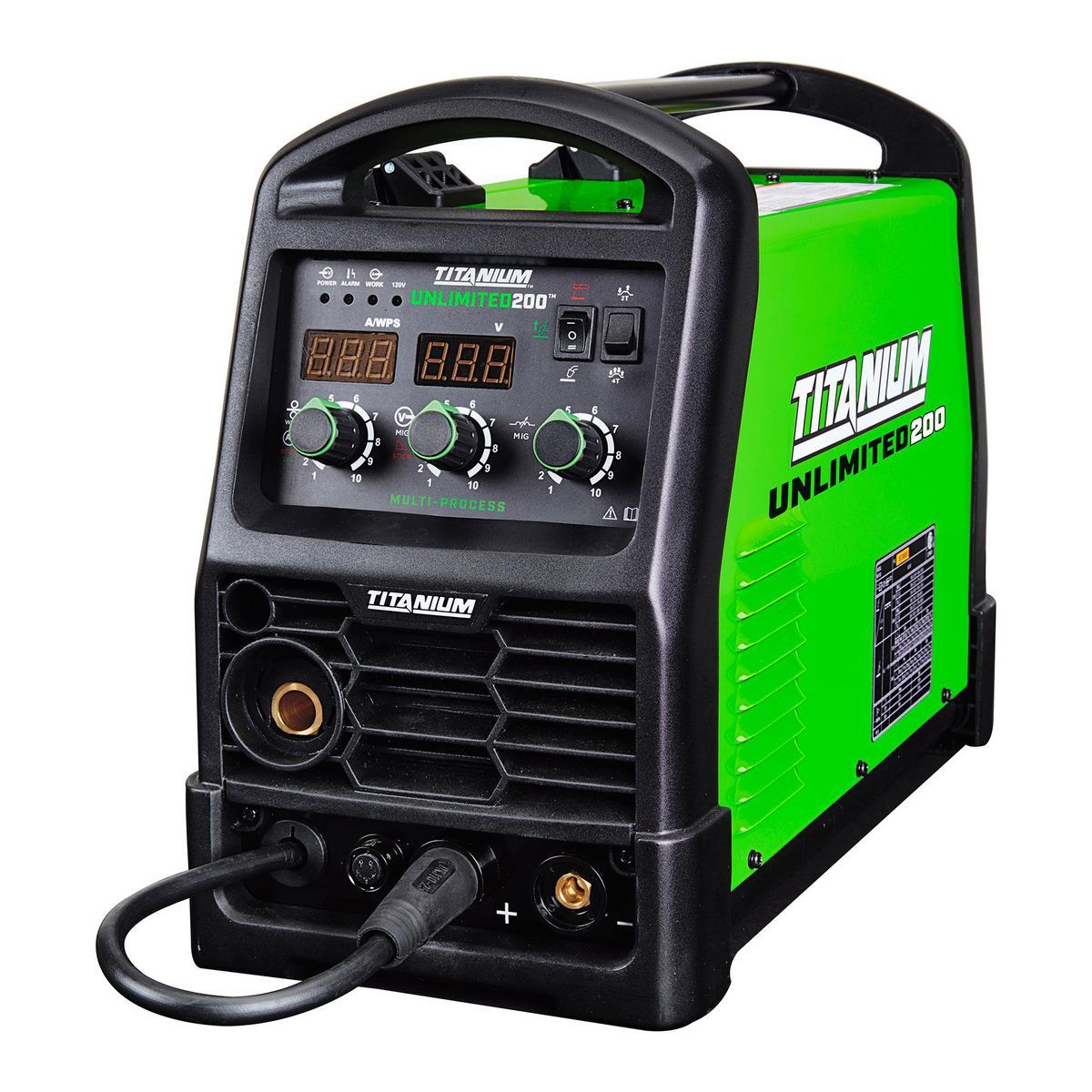 TITANIUM UNLIMITED 200 Professional Multiprocess Welder with 120/240V Input