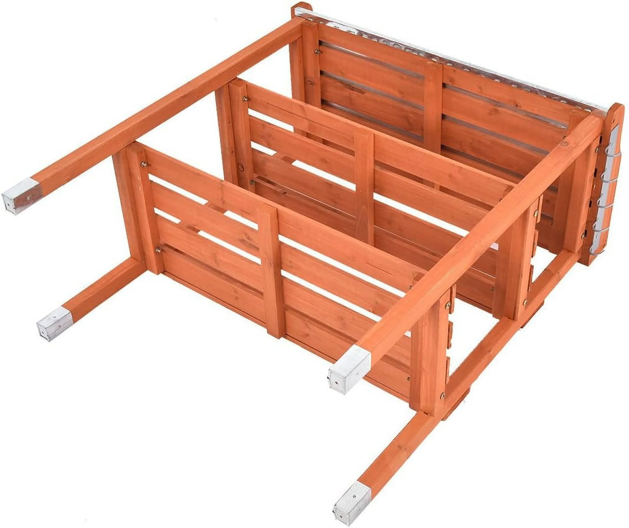 Outdoor Garden Wooden Potting Bench Work Station Table Tool Storage Shelf W/Hook