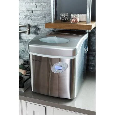 EdgeStar Large Capacity Portable Stainless Steel Ice Maker