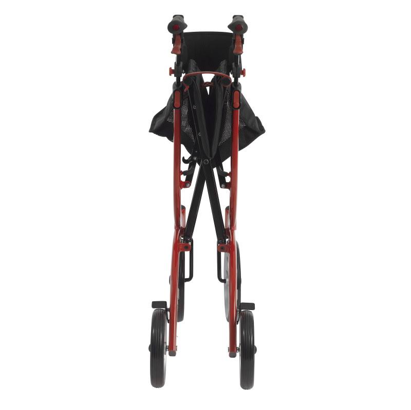 Drive Medical RTL10266 Nitro Euro Style Walker Rollator, Red