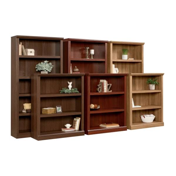 Realspace Premium Bookcase 5 Shelf Golden Oak