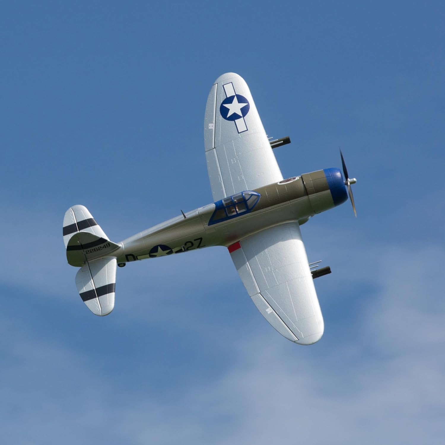 E-flite RC Airplane P-47 Razorback 1.2m BNF Basic-Transmitter Battery and Charger Not Included EFL08450 Airplanes B&F Electric