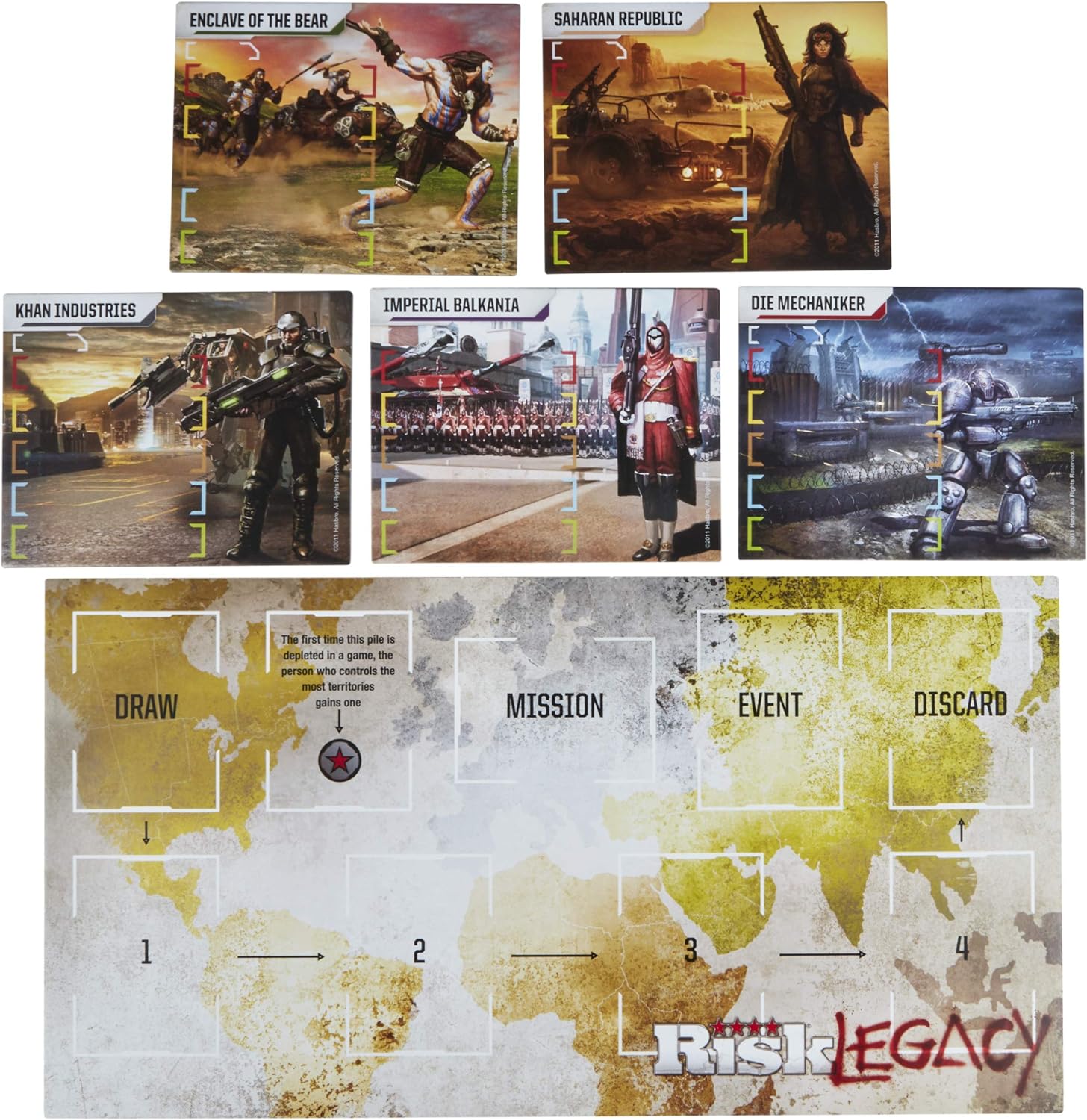 Hasbro Gaming Avalon Hill Risk Legacy Strategy Tabletop Game, Immersive Narrative Game, Miniature Board Game for Ages 13 and Up, for 3-5 Players Pack of 2