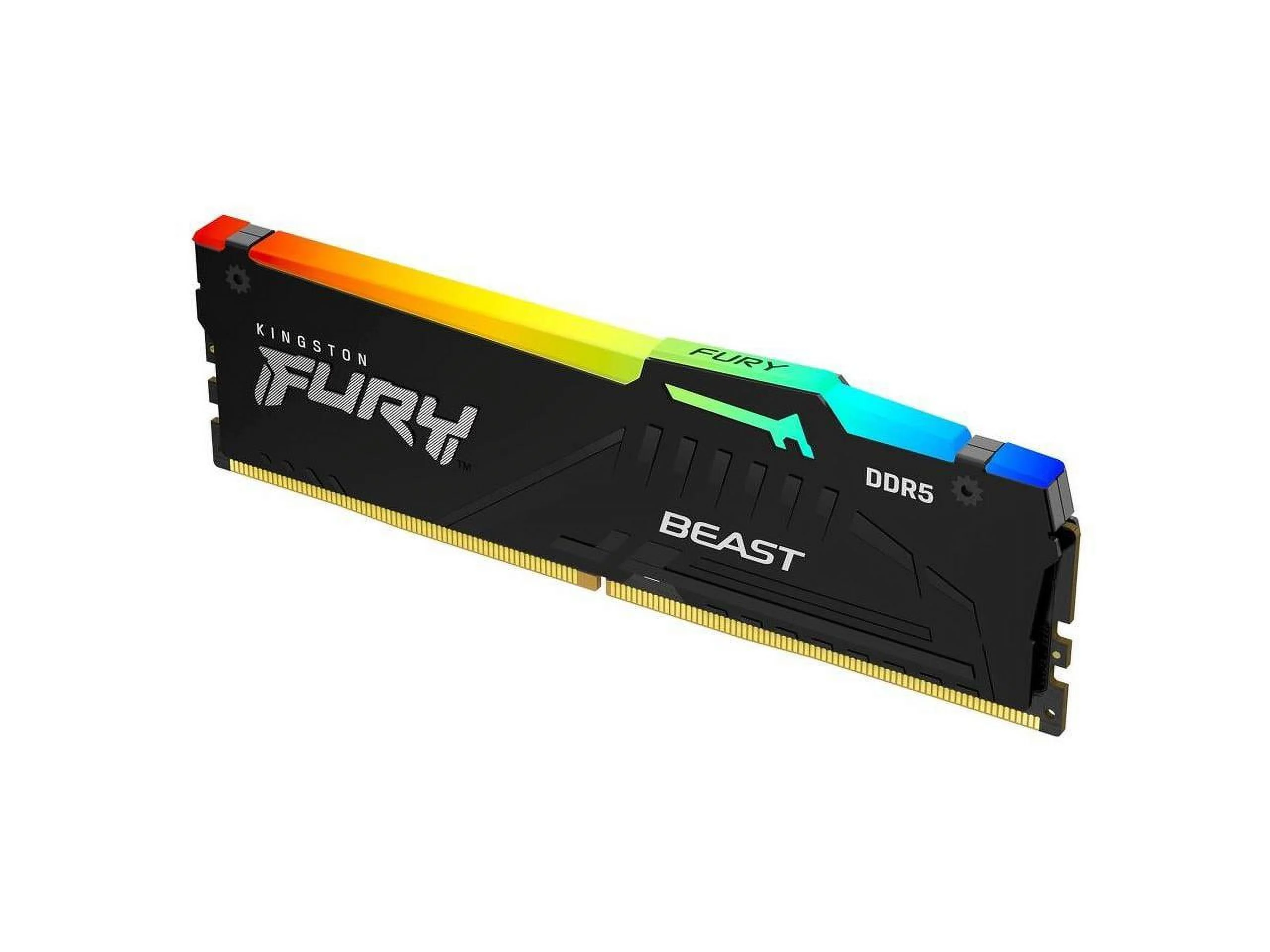 Kingston FURY Beast RGB 32GB (2 x 16GB) 288-Pin PC RAM DDR5 6000 (PC5 48000) Memory (Desktop Memory) Model KF560C40BBAK2-32