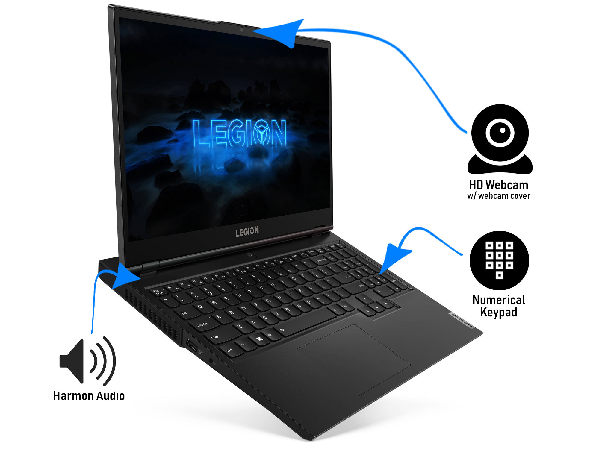 Lenovo Legion 5 Gaming Notebook, 15.6" 120Hz FHD Display, AMD Ryzen 7 4800H Upto 4.2GHz, 64GB RAM, 1TB NVMe SSD + 1TB HDD, NVIDIA GeForce GTX 1650, HDMI, Wi-Fi, Bluetooth, Windows 10 Home