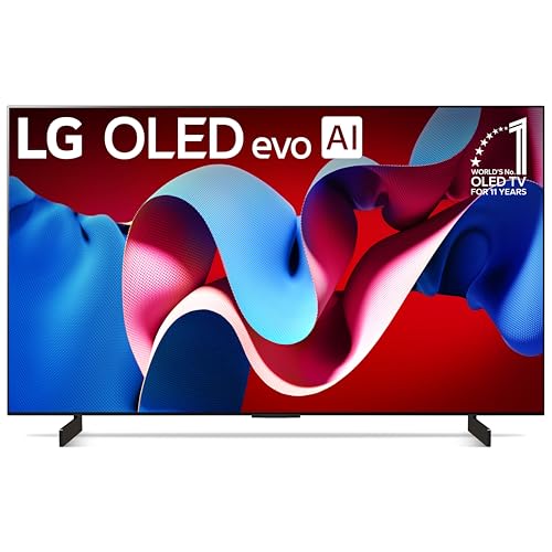 LG 65-Inch Class OLED evo C4 Series Smart TV 4K Processor Flat Screen with Magic Remote AI-Powered with Alexa Built-in (OLED65C4PUA, 2024)