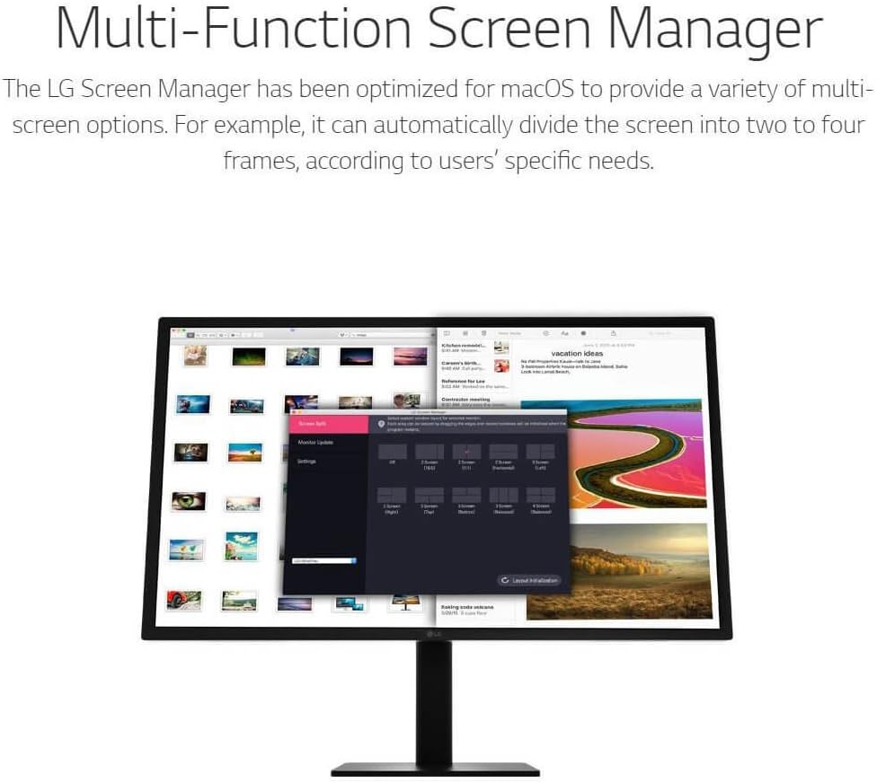 LG 22MD4KA-B UltraFine 4K Display 21.5" UHD 4096x2304 4xUSB-C