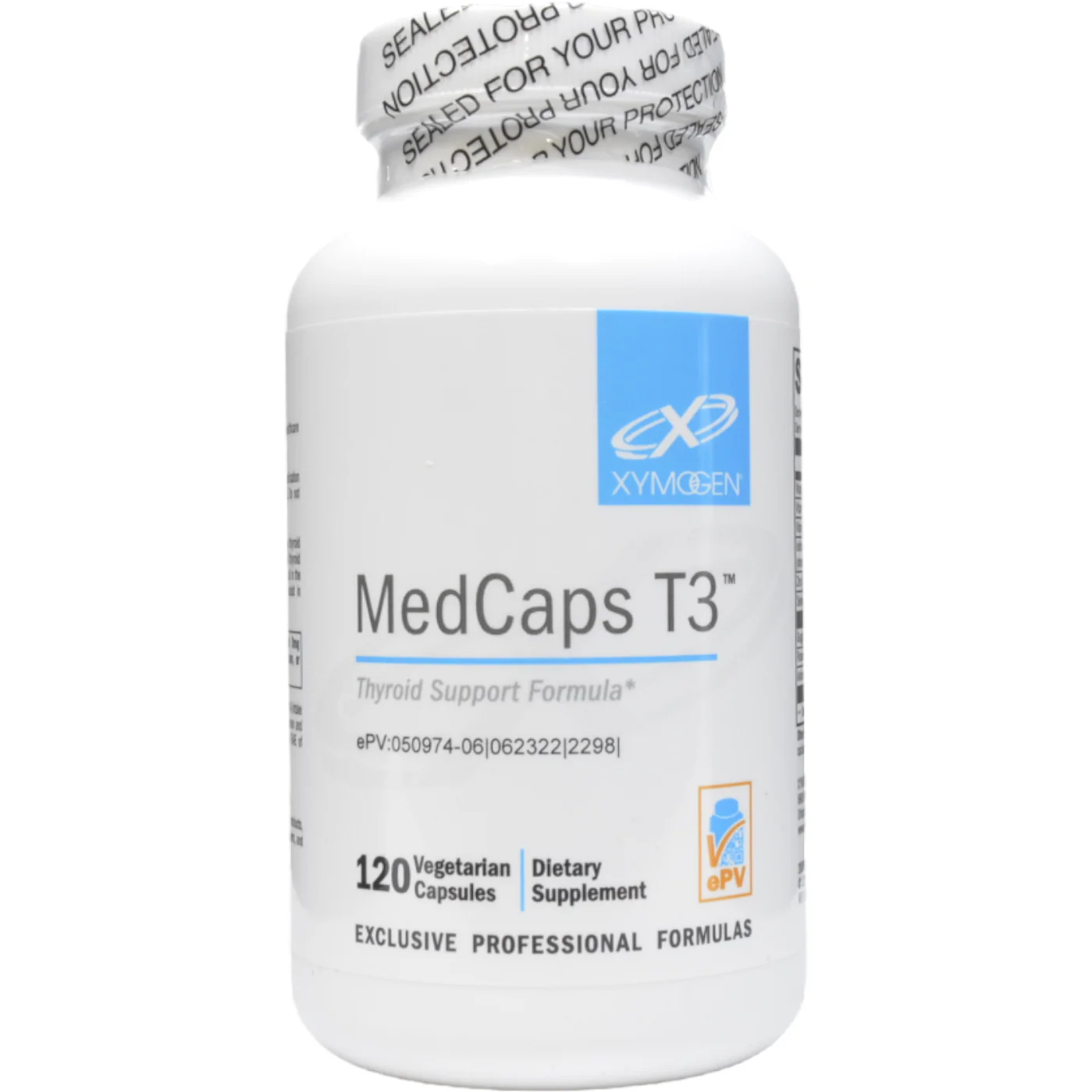 MedCaps T3 120 Capsules by Xymogen - Kansas Nuitrition - HNZSDS