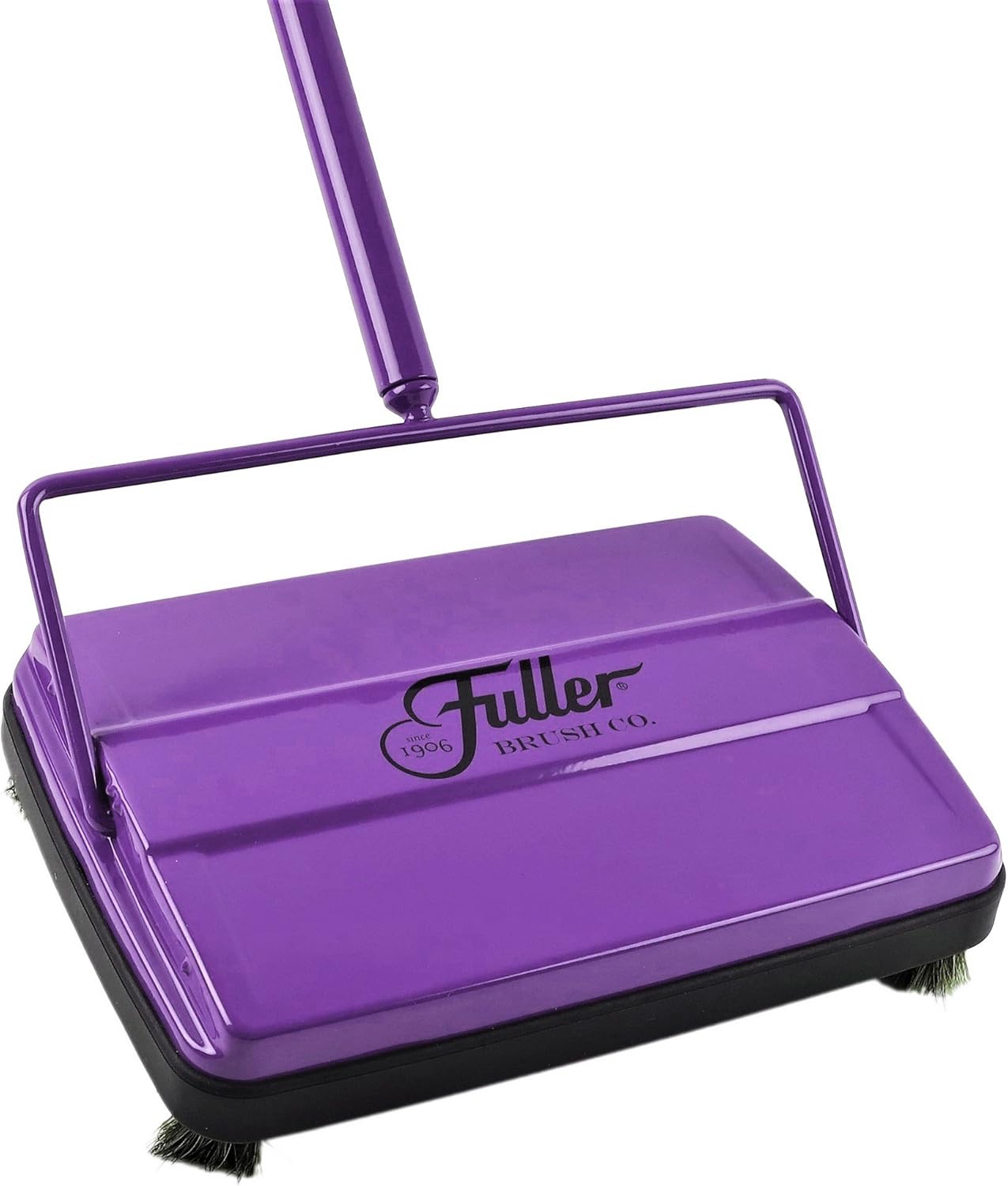 Fuller Brush 17052 Electrostatic Carpet & Floor Sweeper - 9 Cleaning Path - Lightweight - Ideal for Crumby Messes - Works On Carpets & Hard Floor Surfaces Red