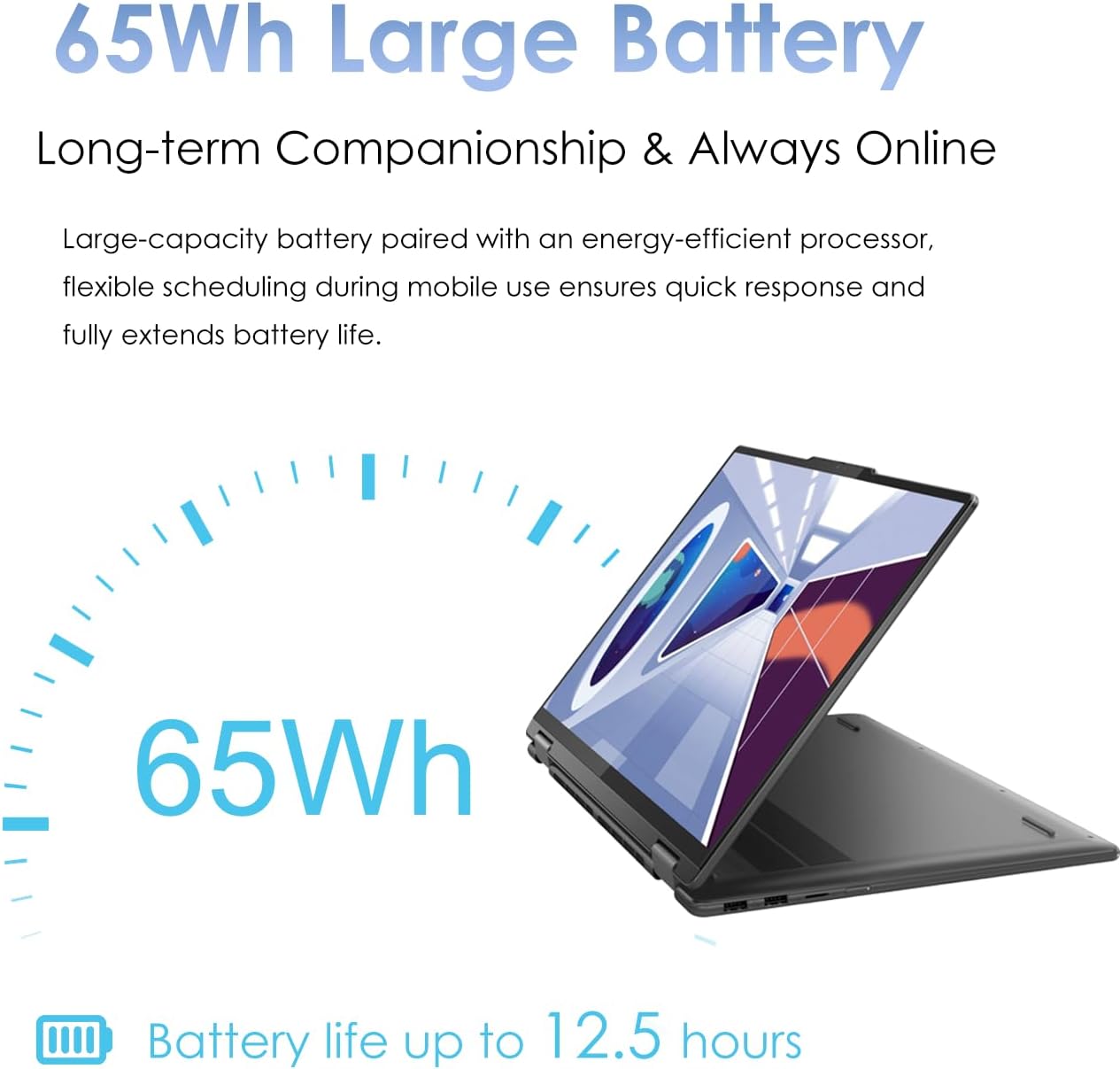 LENOVO Yoga 7I 16" WUXGA 16:10 2 in 1 Touch-Screen Laptop Intel CORE I5-1335U (Beats i7 1260U) 2xThunderbolt Fingerprint Reader Storm Grey Win11 W/HDMI (8GB RAM | 512GB PCIe SSD)