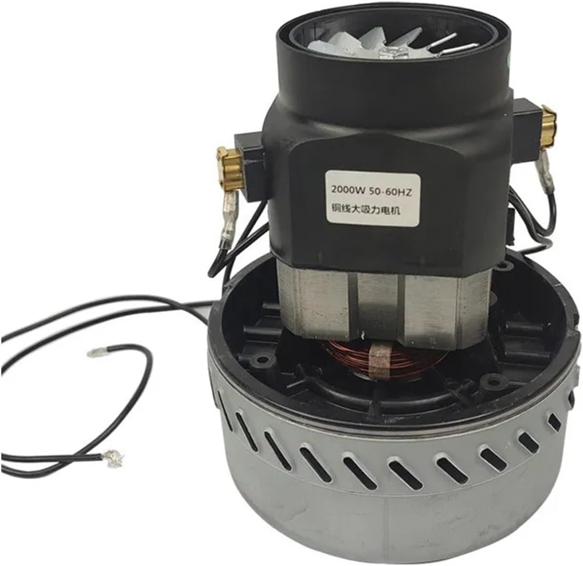 220V 2000W Industrial Vacuum Cleaner Motor Large Power Copper Wire Vacuum Cleaner Parts Wet Dry Suction Fan Motor Accessories