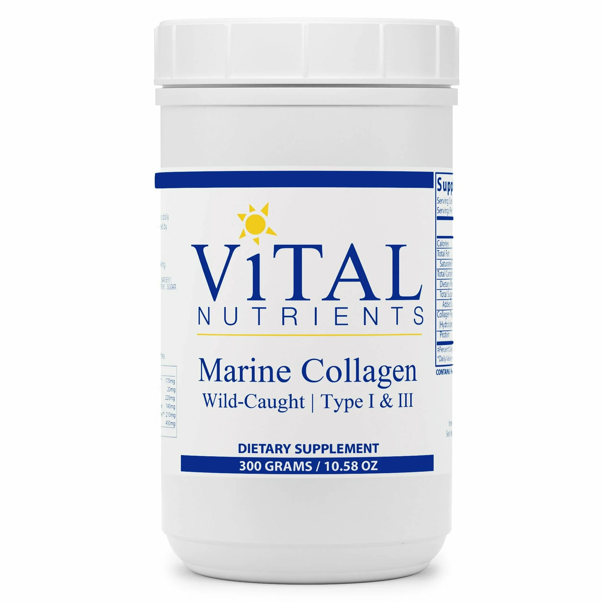 Marine Collagen Type I & III 300 g (30 servings) by Vital Nutrients - Kansas Nuitrition - HNZSDS