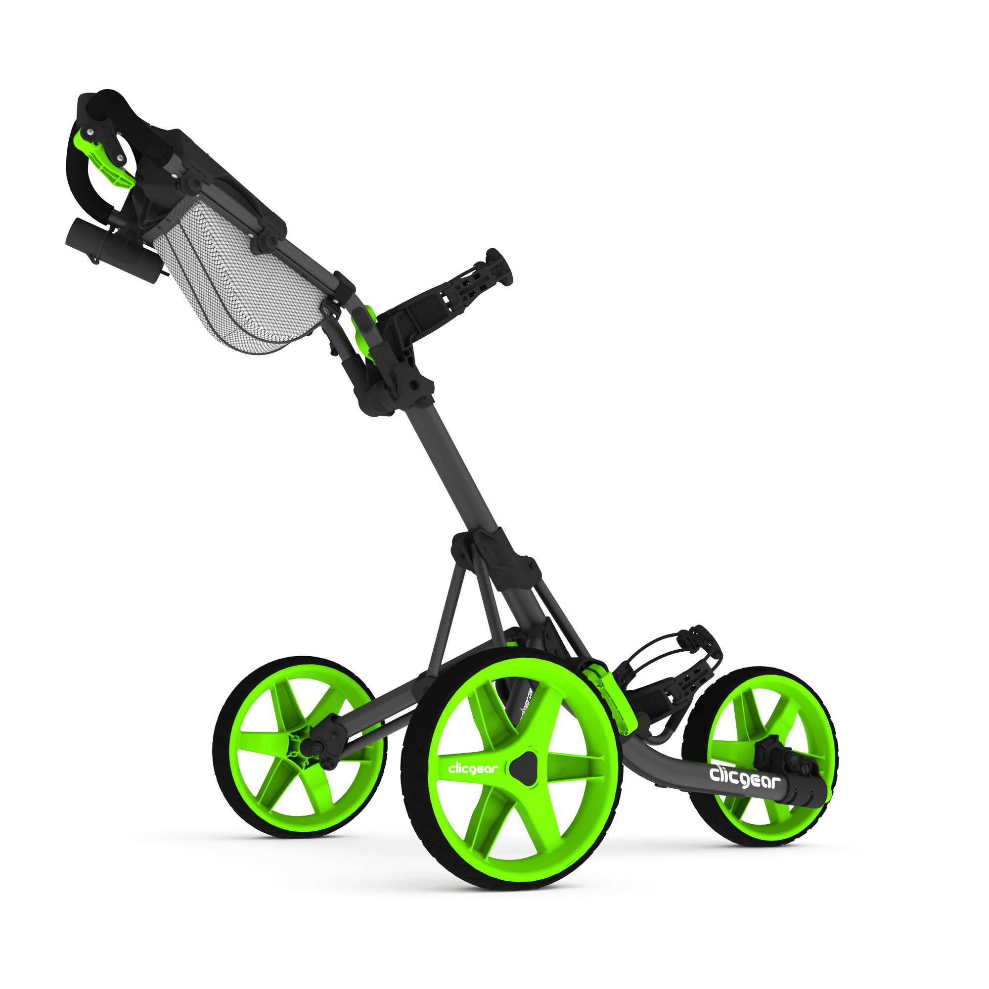 Clicgear Model 3.5+ Golf Push Cart Charcoal-Lime