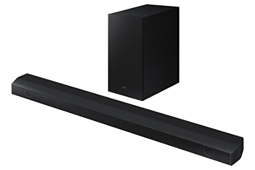 SAMSUNG Soundbar w/Dolby Audio, Subwoofer Included, Bass Boosted, Wireless Bluetooth TV Connection, Adaptive Sound Lite, Game Mode