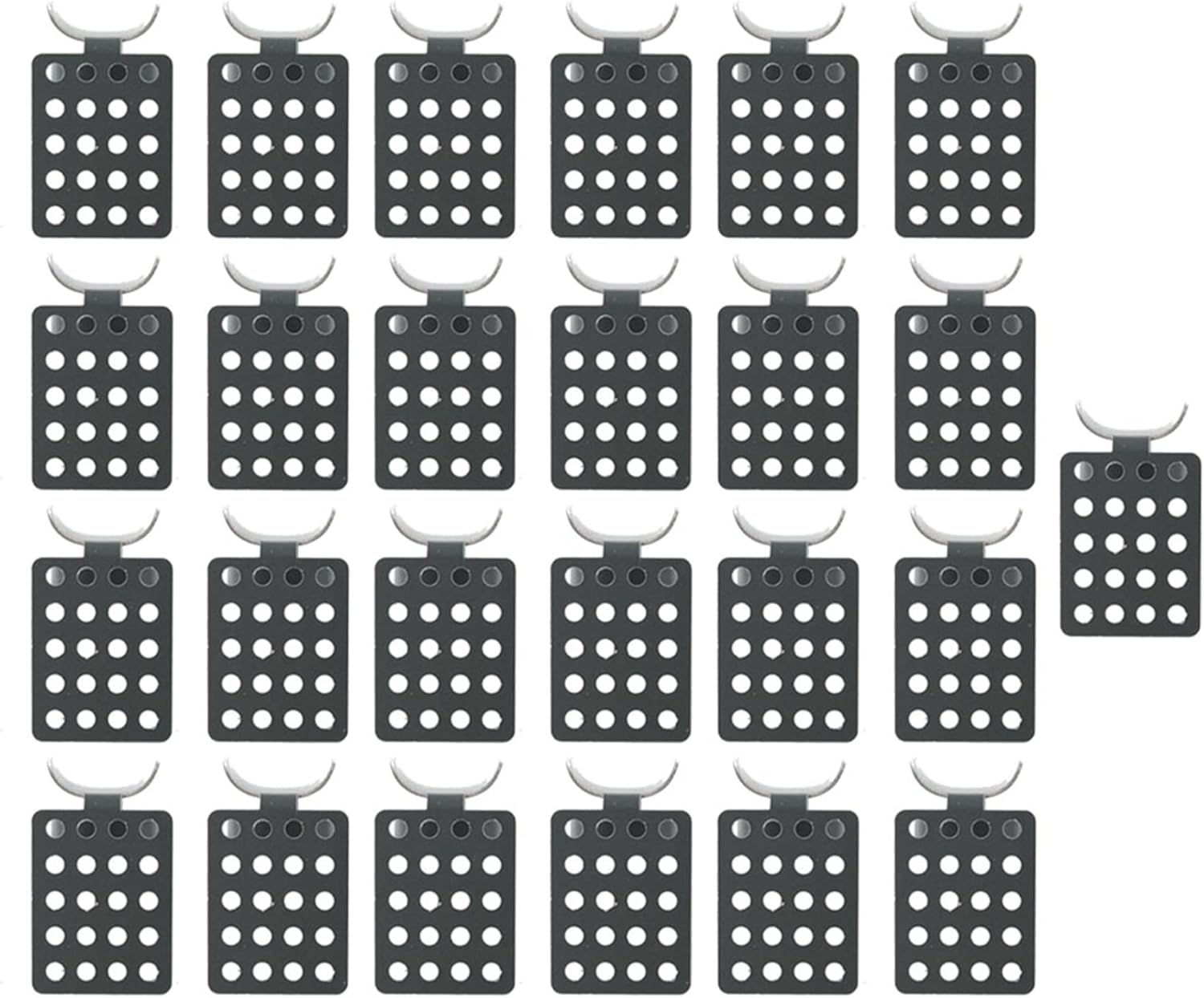 WFLNHB 25 Pack Aluminum Heat Cable Roof Clip for Roofs Heat Cable and Ice Dam Heat Tape