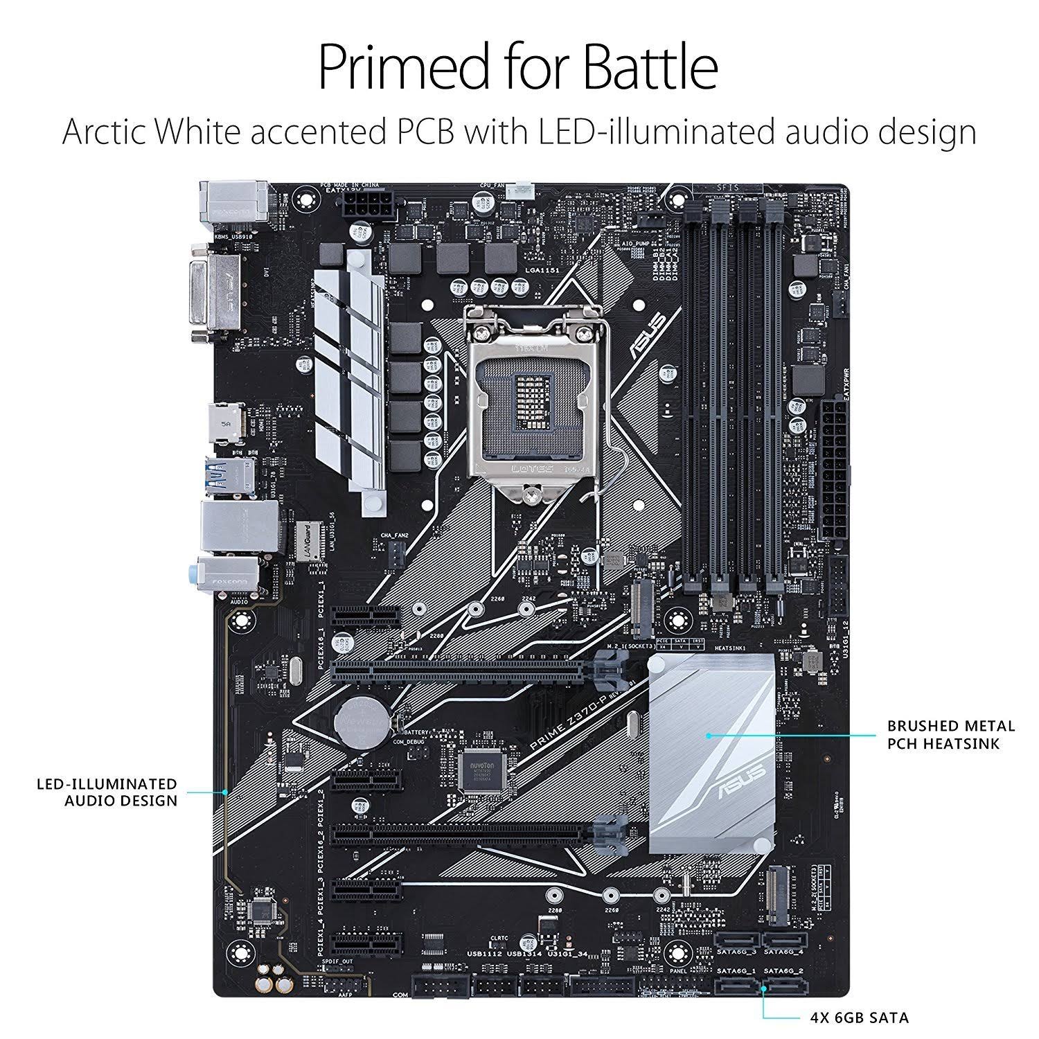 ASUS PRIME H310M-E with Intel H310 microATX Motherboard - LGA1151 Socket
