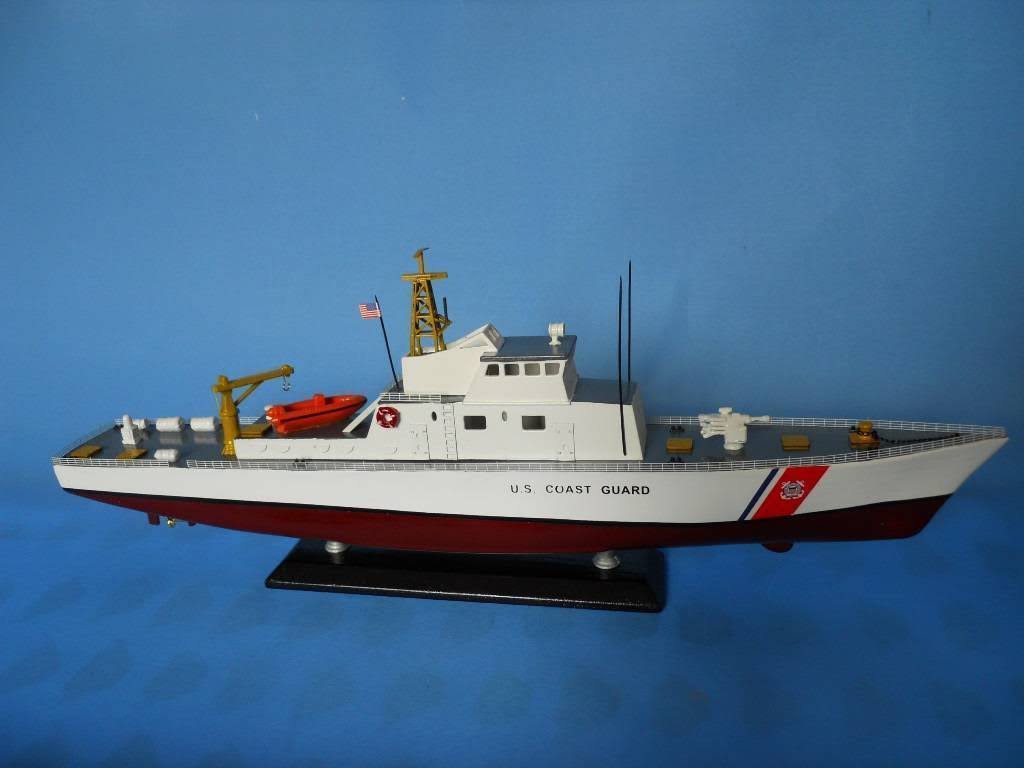 Hampton Nautical USCG Coastal Patrol Boat 18 - United States Wooden Model Boat - Limited Edition