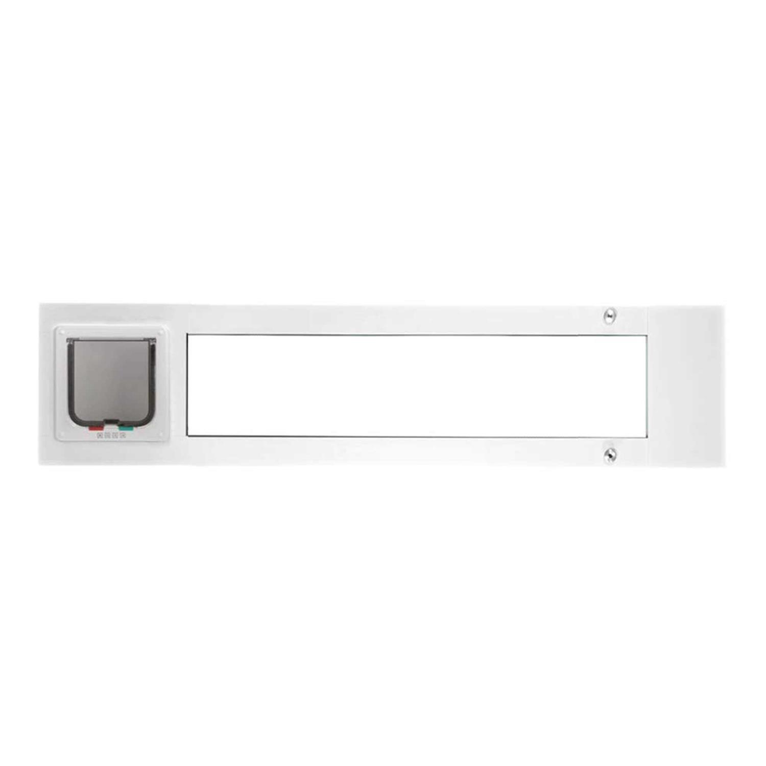 Whiskers &amp; Windows Cat Door for Sash Windows Adjustable &amp; Easy-to-Install Window Pet Door with Durable Aluminum Frame - Pet Supplies online store