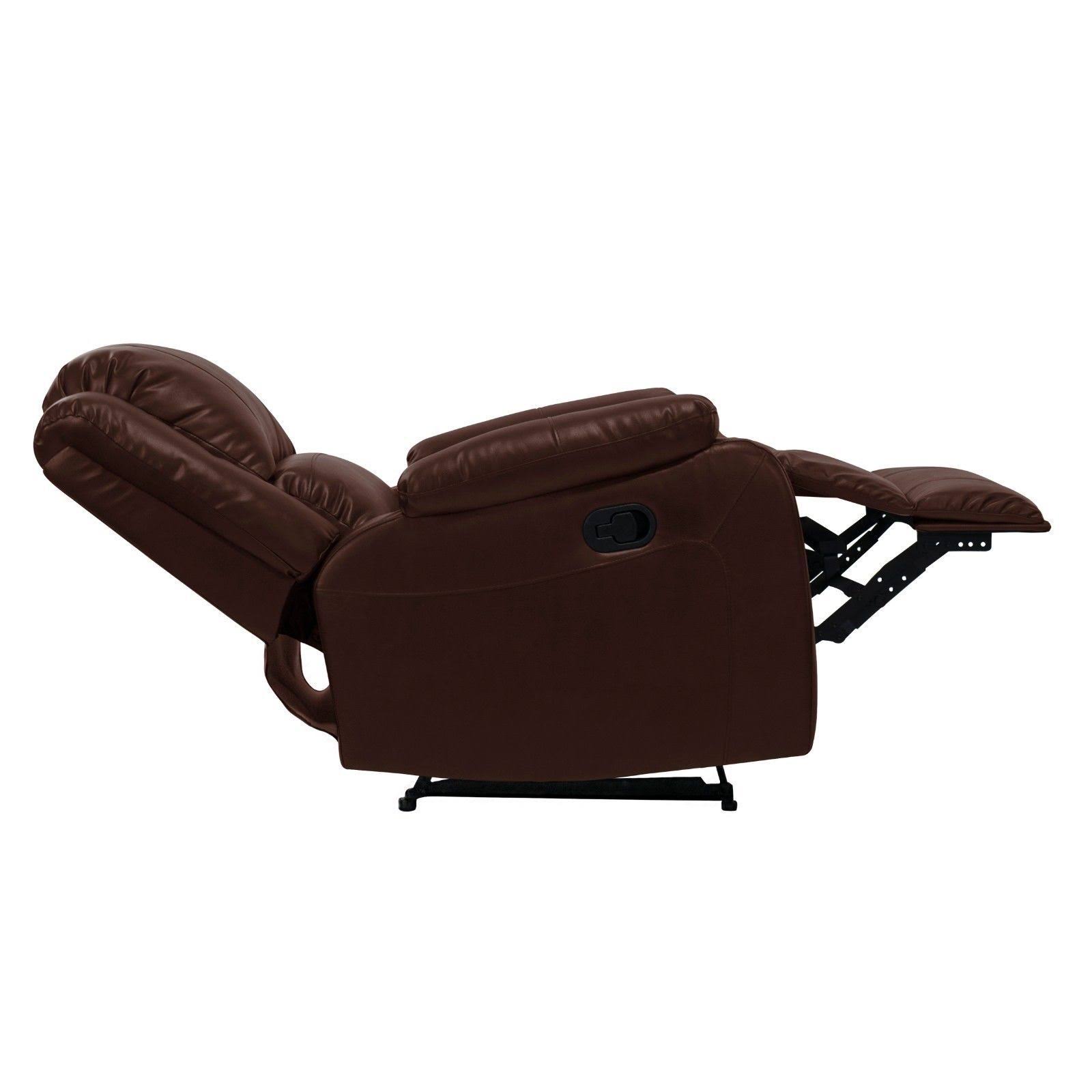 RecPro Charles 30x22 RV ZWR Zero Wall Recliner Chair Mahogany RV Furniture