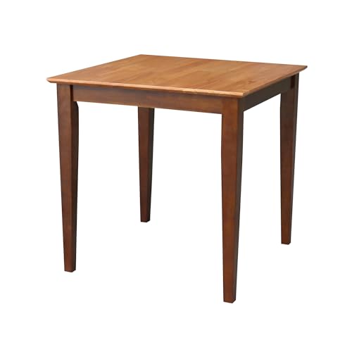 IC International Concepts Dining Table, FURNITURE, Black/Cherry