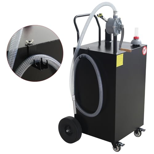 45 Gallon Portable Fuel Storage Tanks Gas Caddy Storage Diesel Kerosene Storage Containers for Boat, Atv, Car, Motorcycle