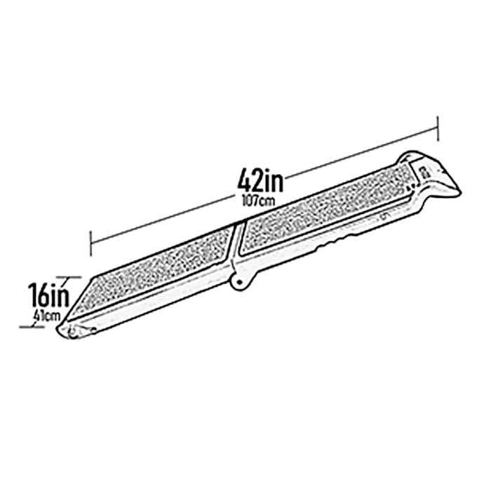 Pet Gear Inc Short Bi-Fold Pet Ramp Supertrax - Pet Supplies online store