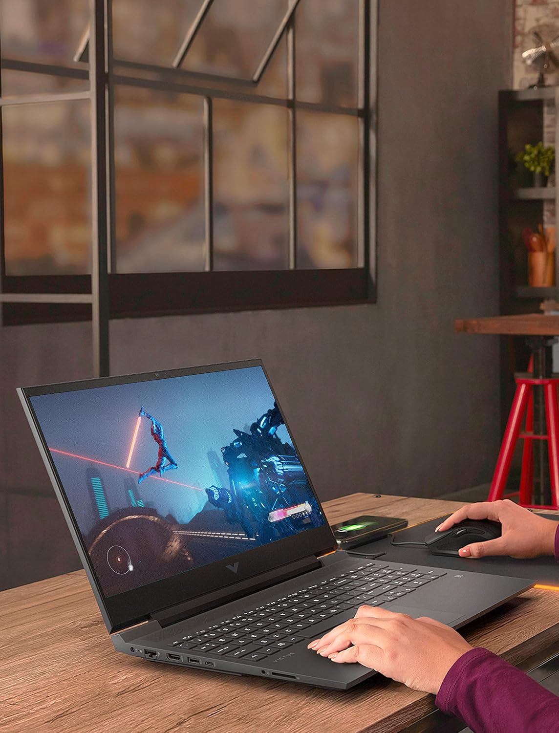HP Victus 16 Gaming Laptop, NVIDIA GeForce RTX 3050 Ti, 11th Gen Intel Core i7-11800H, 8 GB RAM, 512 GB SSD, 144Hz Full HD Display, Windows 10 Home, Backlit Keyboard, Fast Charge (16-d0030nr, 2021)