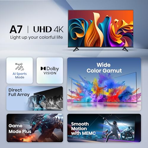 Hisense A7 Series 4K UHD Smart Google TVs