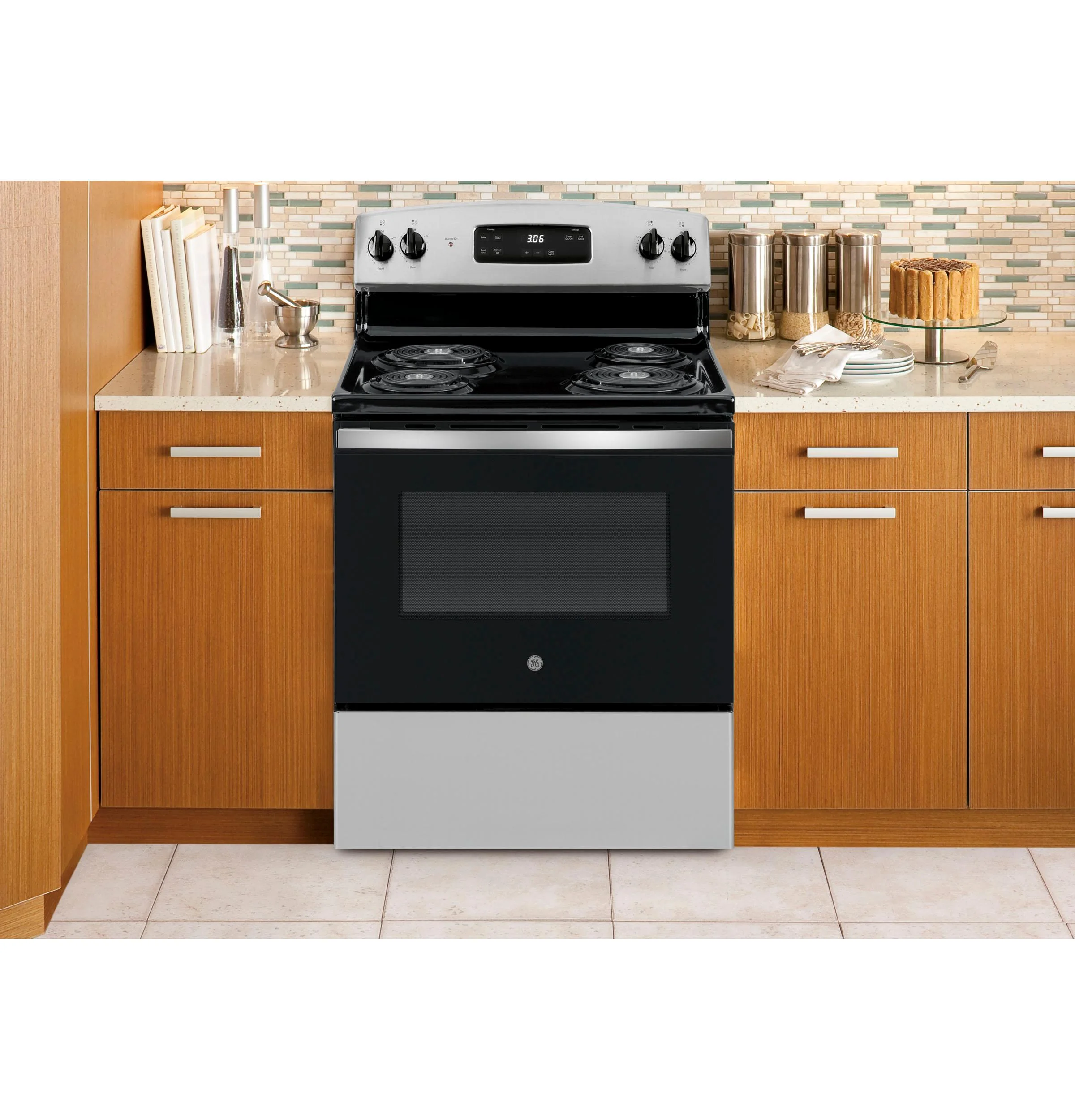 GE APPLIANCES JBS360RTSS  30" FREESTANDING COIL ELECTRIC RANGE Stainless Steel