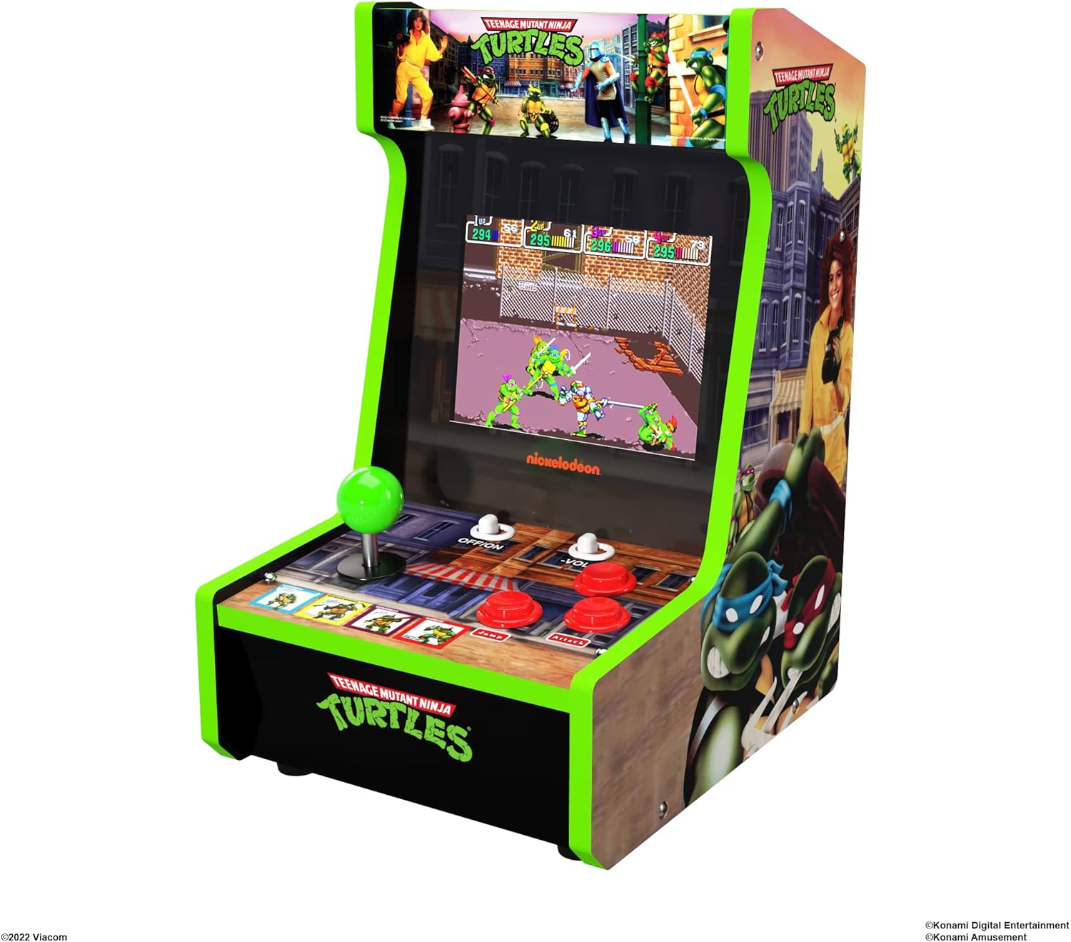 Arcade1UP Teenage Mutant Ninja Turtles Countercade 2 Games in 1