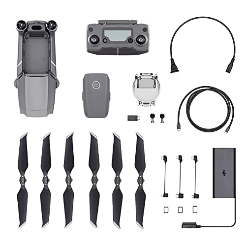 DJI Mavic 2 Pro - Drone Quadcopter UAV with Hasselblad Camera 3-Axis Gimbal HDR 4K Video Adjustable Aperture 20MP 1 CMOS Sensor, up to 48mph, Gray