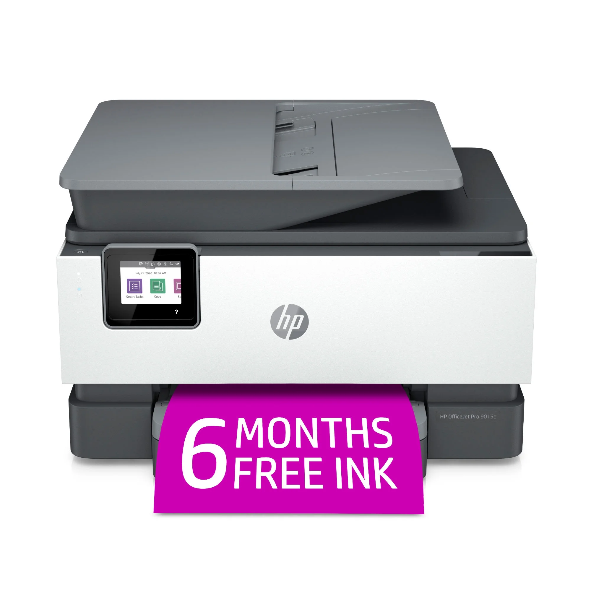 HP Officejet Pro 9015e Inkjet Multifunction Printer-Color-Copier/Fax/Scanner-32 ppm Mono/32 ppm Color Print-4800x1200 dpi Print-Automatic Duplex Print-25000 Pages-250 sheets Input-Color Flatbed Sca...