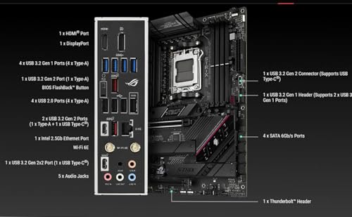 MICRO CENTER AMD Ryzen 7 7800X3D 8-Core16-Thread Desktop Processor with ASUS ROG Strix B650E-F Gaming WiFi AM5 Gaming Motherboard