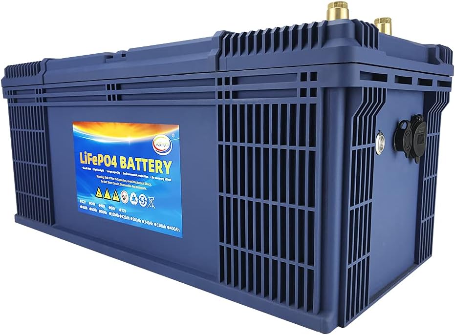 24V Lithium Battery 60Ah Lifepo4 Trolling Motor RV Battery Replacement Built-in BMS Last Longer Replace Your SLA Perfect for Backup Power and Off Grid Applications