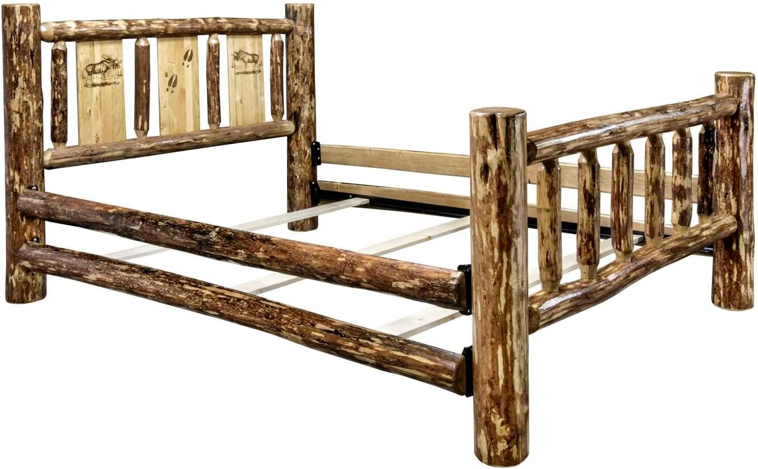 Montana Woodworks Glacier Country Collection Twin Bed, Brown