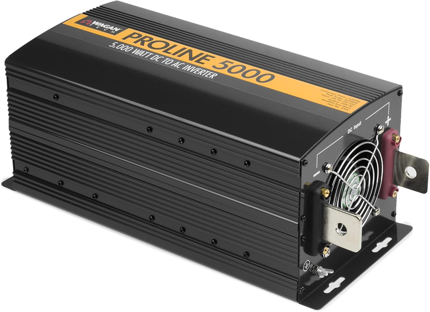 Wagan EL3744 12V 5000 Watt Power Inverter with Remote Control, 10000 Watt Surge Peak Proline Power Converter for Home RV Camping Van Life Off Grid