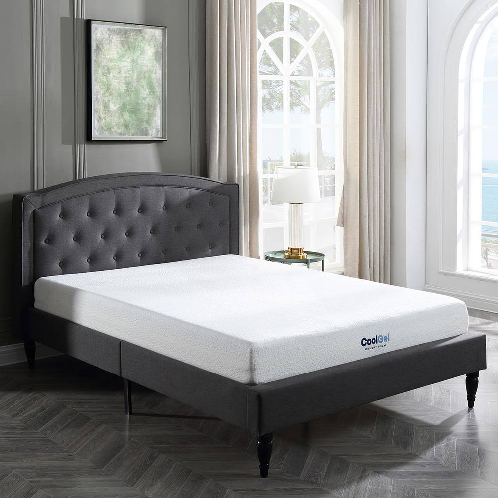 Sleep Options Cool Top 8in. Medium Gel Memory Foam Tight Top Hypoallergenic Twin XL Mattress