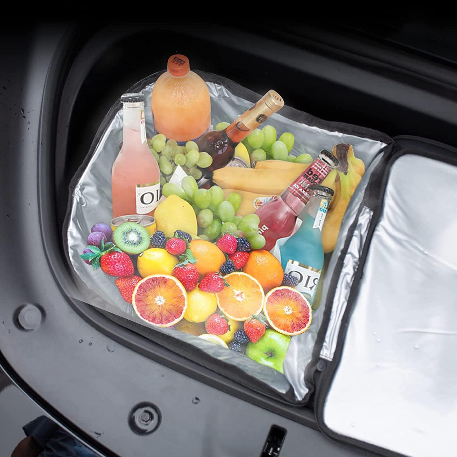 SPEEDPARK Fit Tesla Model Y Frunk Cooler Organizer Insulation Cooler Bag Front Trunk Storage Organizers fit for 2020 2021 2022 Tesla Model Y Accessories (Insulated)