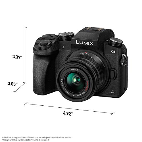 Panasonic LUMIX G7KS 4K Mirrorless Camera, 16 Megapixel Digital Camera, 14-42 mm Lens Kit, DMC-G7KS