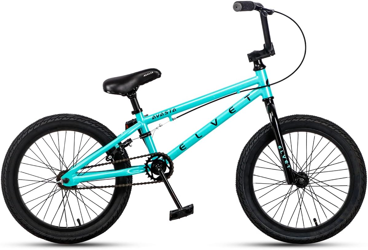 AVASTA 18" 20" Kids BMX Bike, Freewheel BMX Bike for Beginner Riders, Blue/Mint/Black
