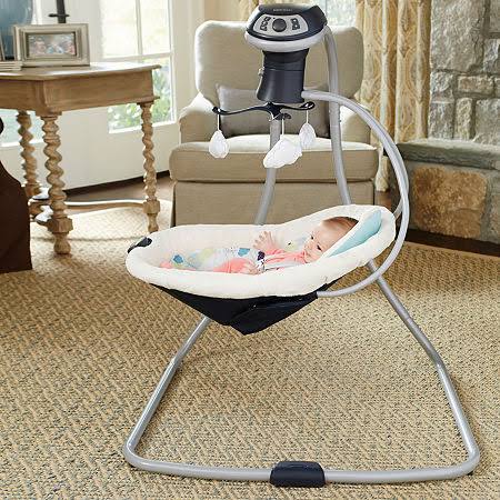 Graco - Simple Sway LX with Multi-Direction Baby Swing, Teddy