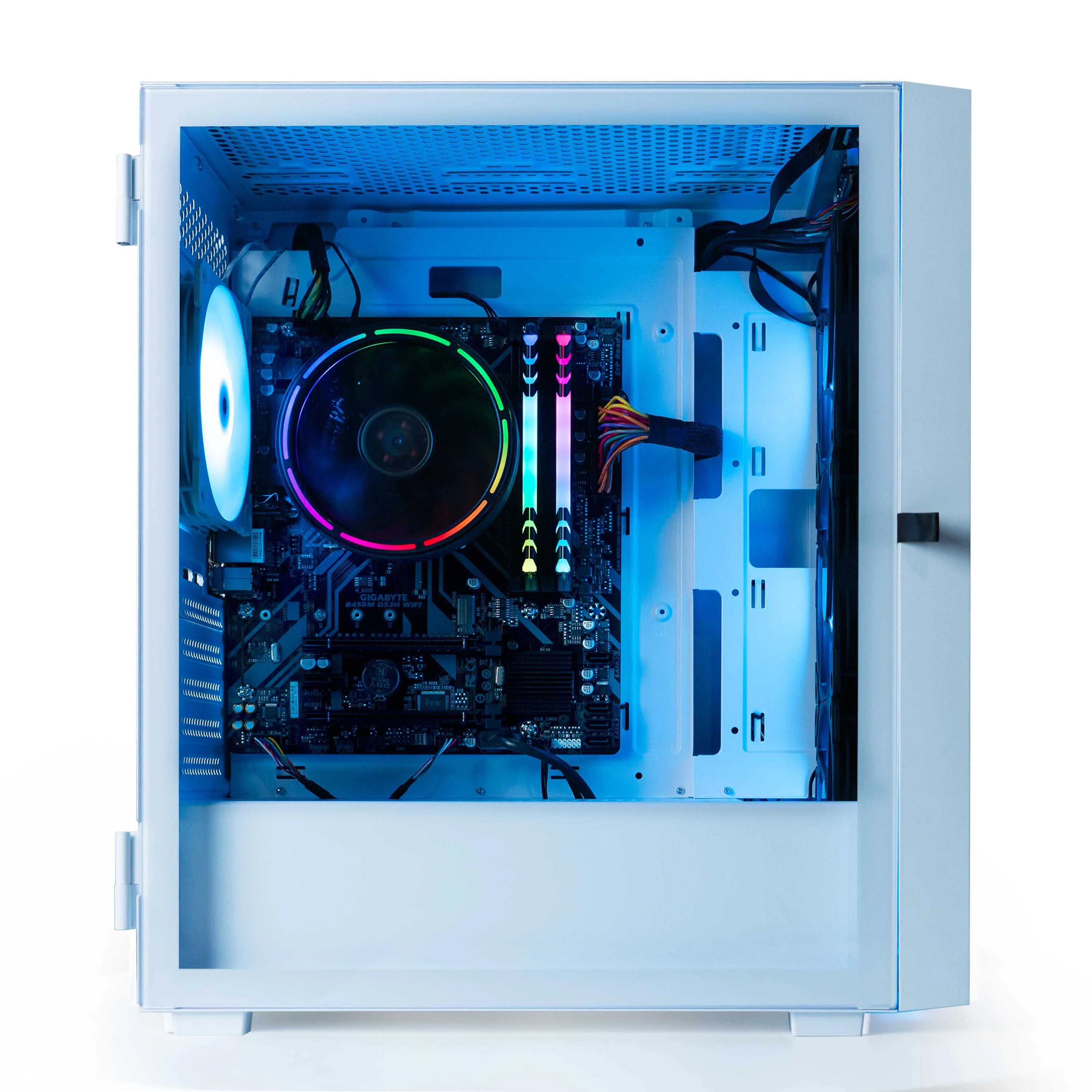 Periphio Fortress Gaming PC Computer | AMD Ryzen 5 5600G | Radeon Vega 7 Graphics | 1TB Solid State (SSD) | 16GB DDR4 RAM | Windows 11 | RGB Battlestation Gaming Bundle