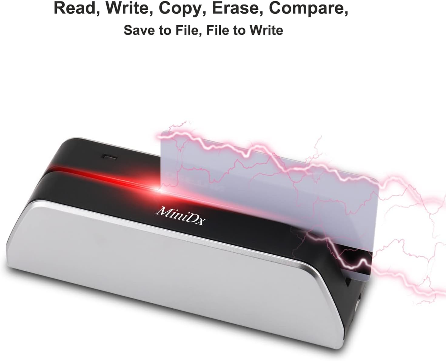 MINIDX X6 Bluetooth 3 Tracks Credit Reader Writer VIP Card for Supermarket, Office, Hotel
