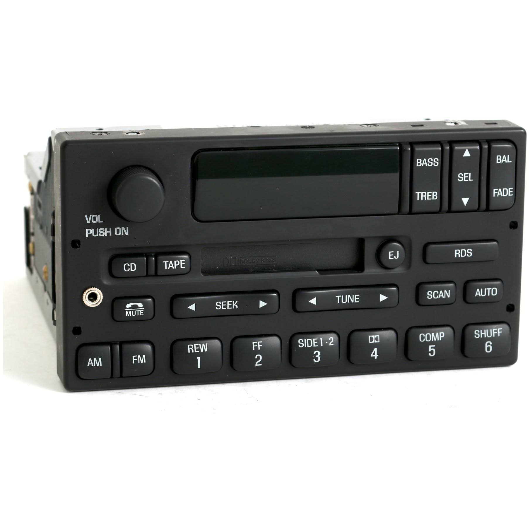 Ford F-150 2000-2004 Radio Am FM Cassette W CD Controls AUX Input YL3F-18C870-AA