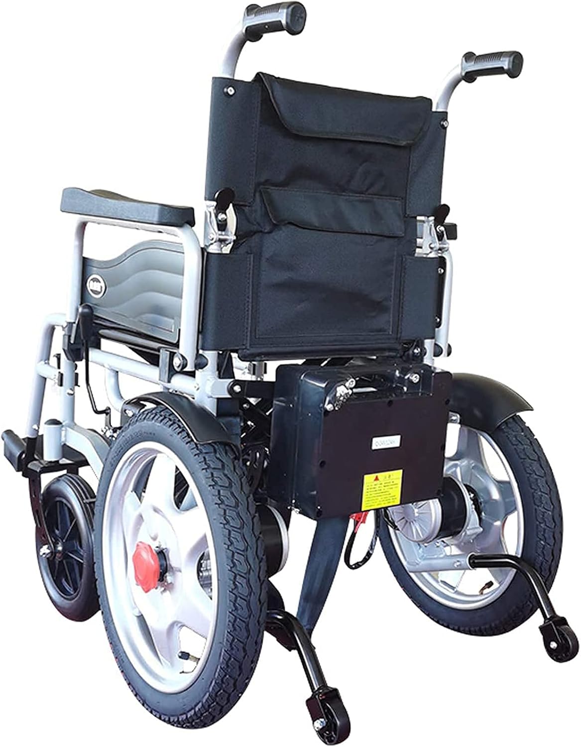 Foldable Stronger Portable All Terrain Electric Wheelchair for Adults, Support 264 Lbs Weight, Elderly/Disabled/Outdoor Travel Electric Wheelchair