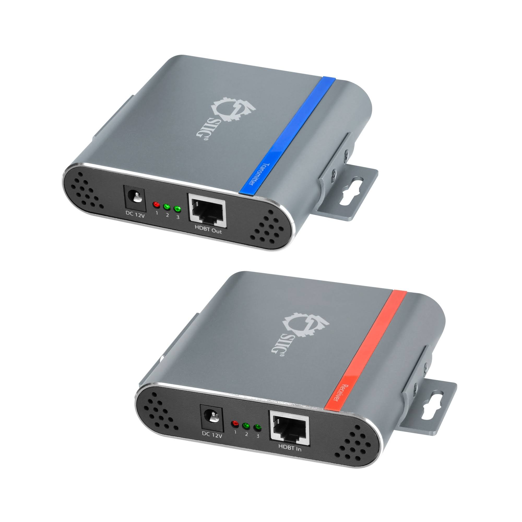 SIIG HDMI 4K HDBaseT Extender Over Single Cat5e/6 Cable with IR Control - A/V/Infrared Extender