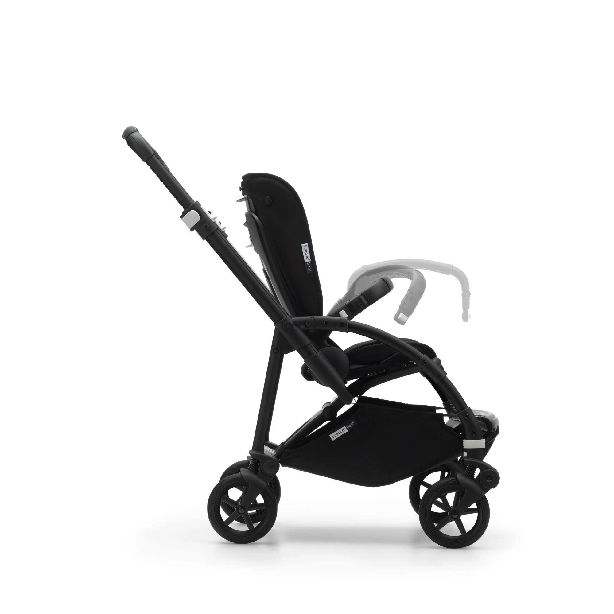 Bugaboo - Bee6 Complete Stroller Aluminum/Grey/Soft Pink