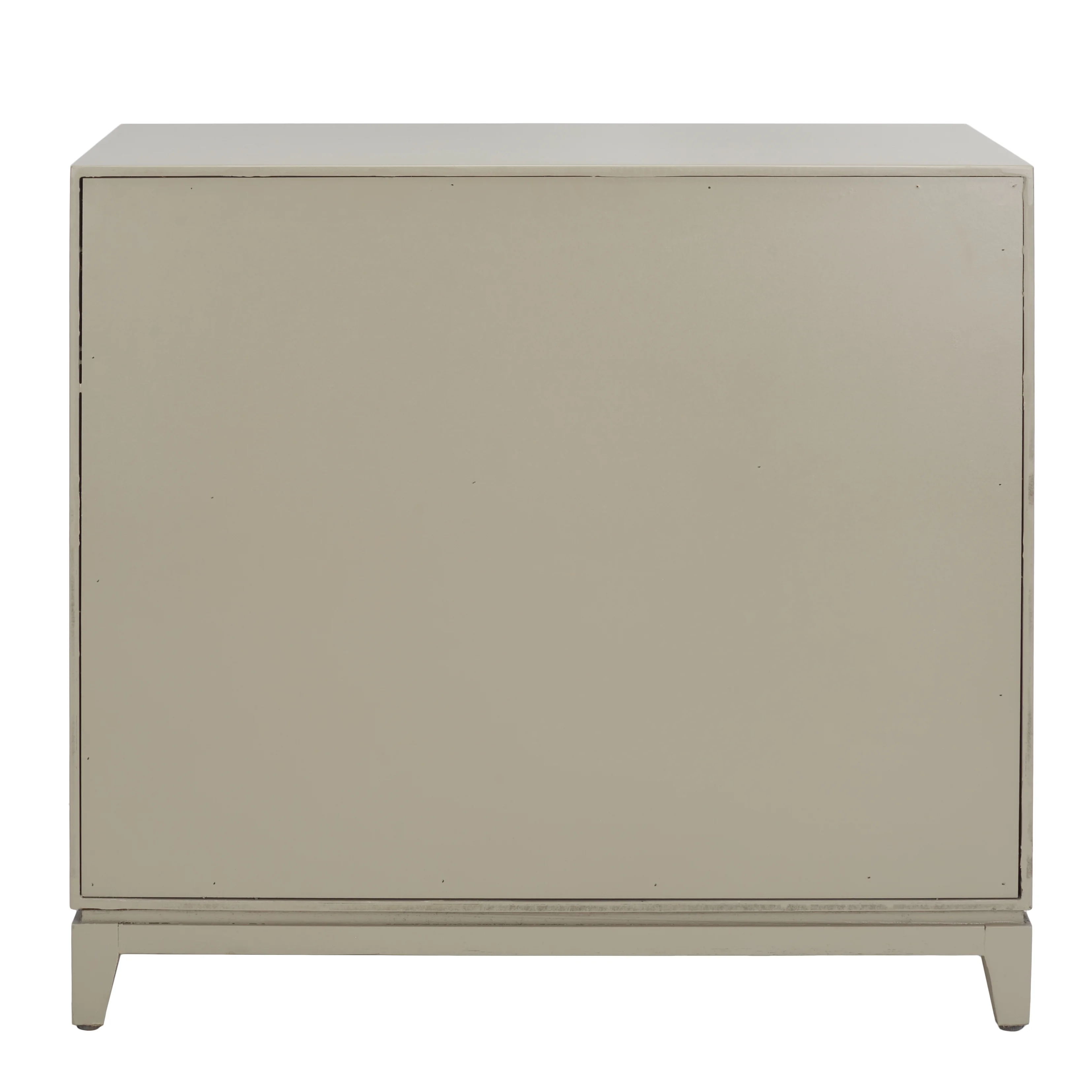 SAFAVIEH Nigel Mid-Century 2 Door 1 Drawer Chest, Grey/Brass (31.9 in. W x 15.9 in. D x 29 in. H)
