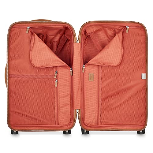 DELSEY PARIS Chatelet Air 2.0 Hardside Luggage with Spinner Wheels, Angora, Checked-Large 28 Inch